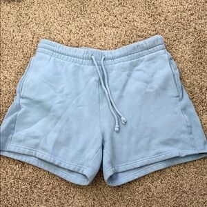 TNA Sky Blue cozyaf fleece sweatshirts